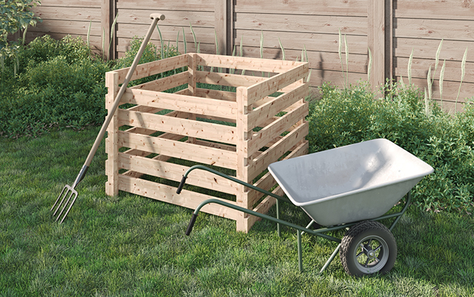 Hagebinge, åpen front Bygg din helt egne hagebinge med åpen front! Montér viser deg hvordan.