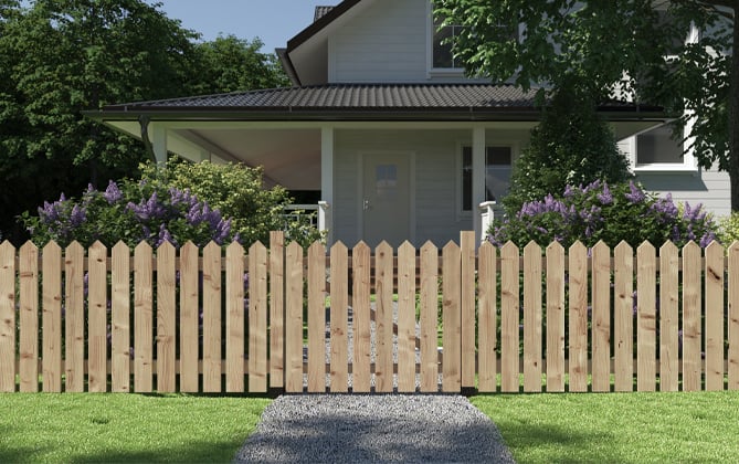 Stakittgjerde Sett opp stakittgjerde selv! Montér viser deg hvordan.