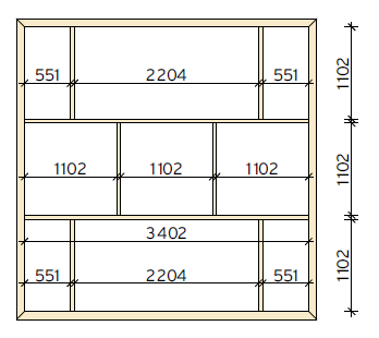 5. Avslutt med å feste 48x98 med treskrue 5,0x80 og treskrue 6,0x140 fra utsiden. Puss over ujevne eller flisete kanter med sandpapir. Nå er din pergola klar for overflate- behandling. Dersom du har valgt cu-impregnert materiale, må du male/beise etter en sesong. Fargevelger du etter eget ønske.