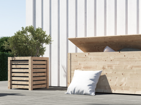 Mindre byggeprosjekter Her finner du oppskrifter på populære møbler og prosjekter, som du helt fint kan bygge på egen hånd! Vi hjelper deg på vei med materialliste og steg for steg byggevejledning her!