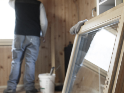 Handleliste til vindu levert Ferdig Montert