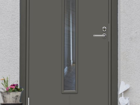 Steg 2 Hva koster en Opus Uno ytterdør med alt av forbruk- og festemateriell. Vi gir deg materiallisten!