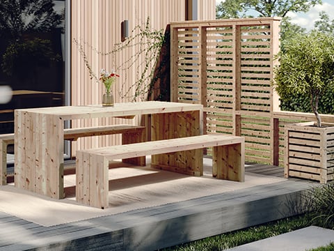 Bygg ditt eget uteområde med våre DIY-oppskrifter