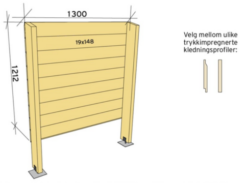 Postkassestativ 8 Postkasser () Postkassestativ 8 Postkasser