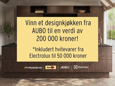 Kjøkkenkonkurranse - vinn et AUBO designkjøkken til en verdi av 200 000 kroner!