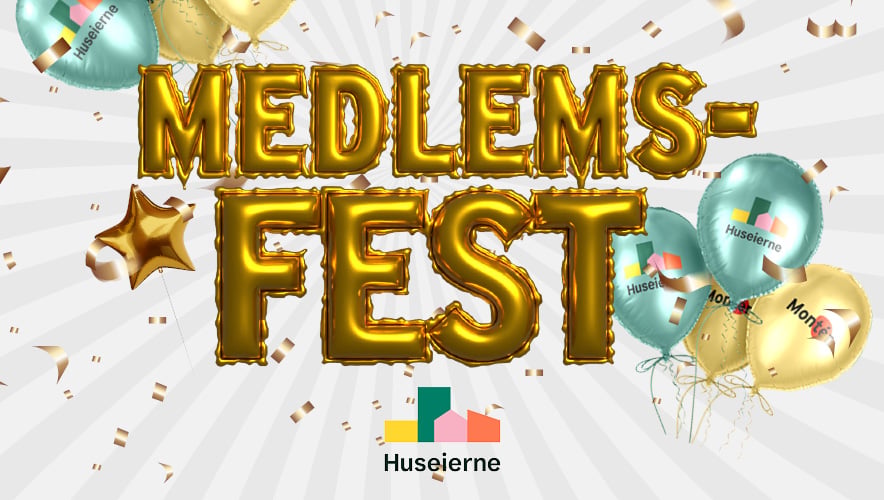 Medlemsfest for Huseierne i alle Montér varehus