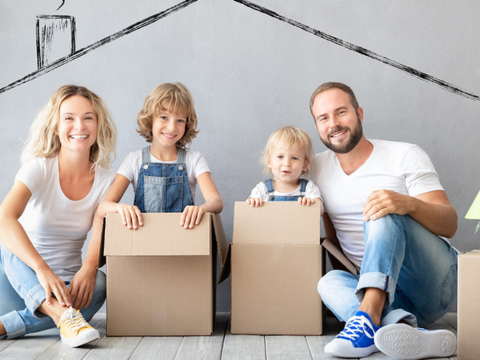 familie som er medlem av Huseierne familie som er medlem av Huseierne