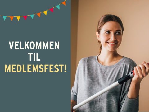 kvinne med malerull som viser til medlemsfest hos huseierne