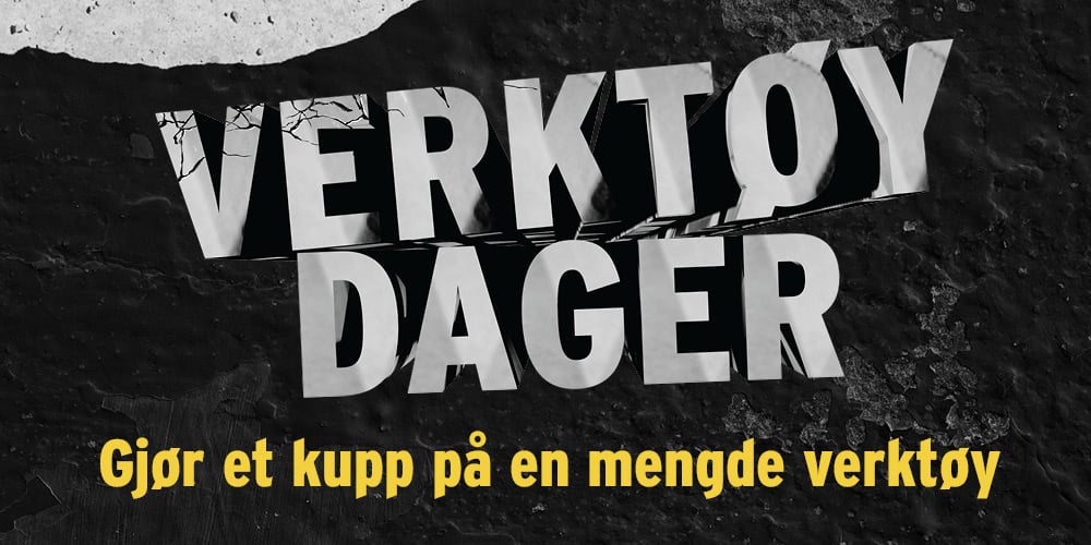 Verktøydager hos Montér fra 1.-14. februar 2026!