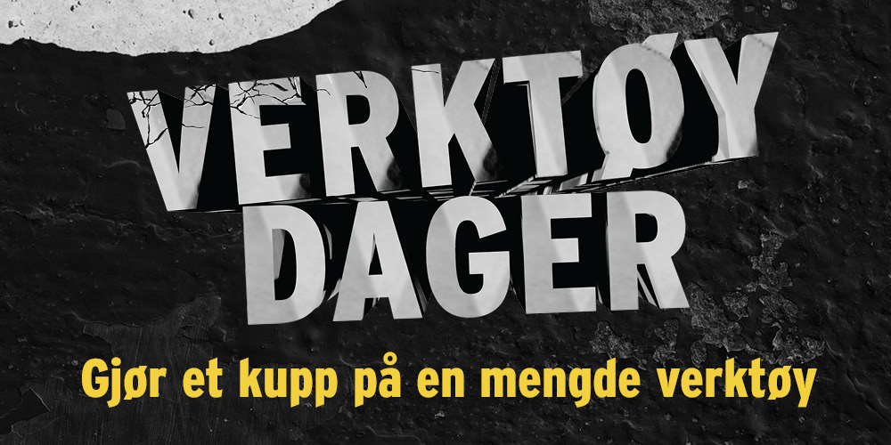 Verktøydager hos Montér fra 1.-14. februar 2026!