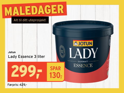 Jotun Lady Essence til kun 299kr hos Montér