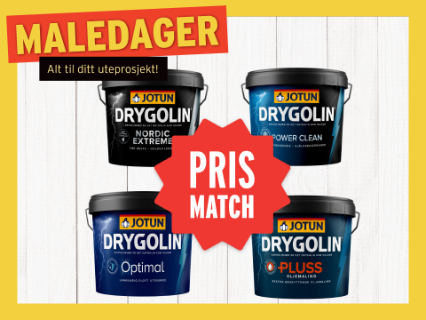 Prismatch på drygolin eksteriørmaling hos montér Prismatch på drygolin eksteriørmaling hos montér