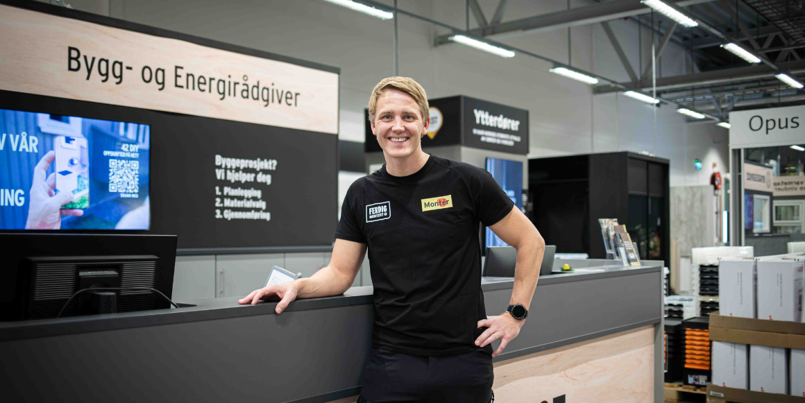 Bygg- og energirådgiver hos Montér som kan hjelpe deg via Byggeservice i butikk