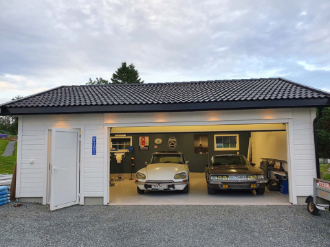 En garasje tilpasset kundens behov