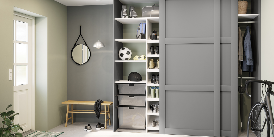 opus garderobeløsning i inngangsparti