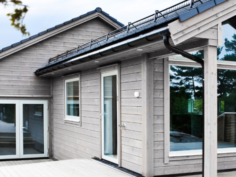 utsiden av hus som er kledd i liggende kledning fra Superwood utsiden av hus som er kledd i liggende kledning fra Superwood