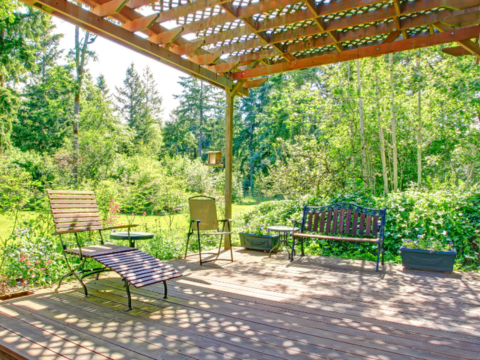 pergola som overbygg på markterrasse pergola som overbygg på markterrasse