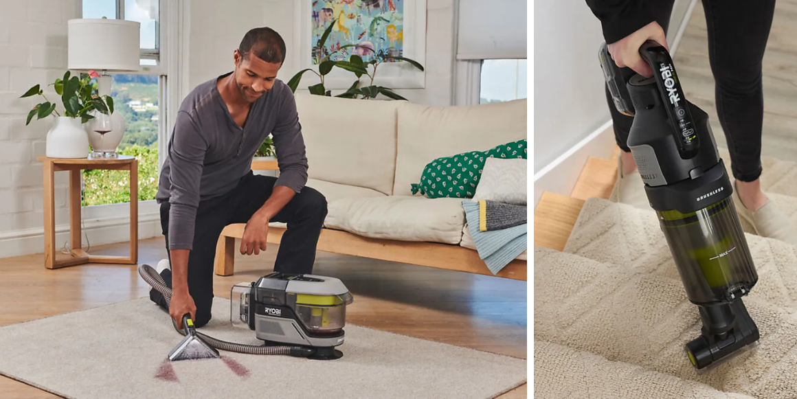 Som verdens mest innovative produsenter av elektroverktøy og hageutstyr, tilbyr Ryobi nyttige verktøy til alle hverdagens utfordringer - også gulvrenser til bruk på gulv og tepper.