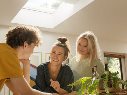 Slipp lyset inn gjennom det flate taket