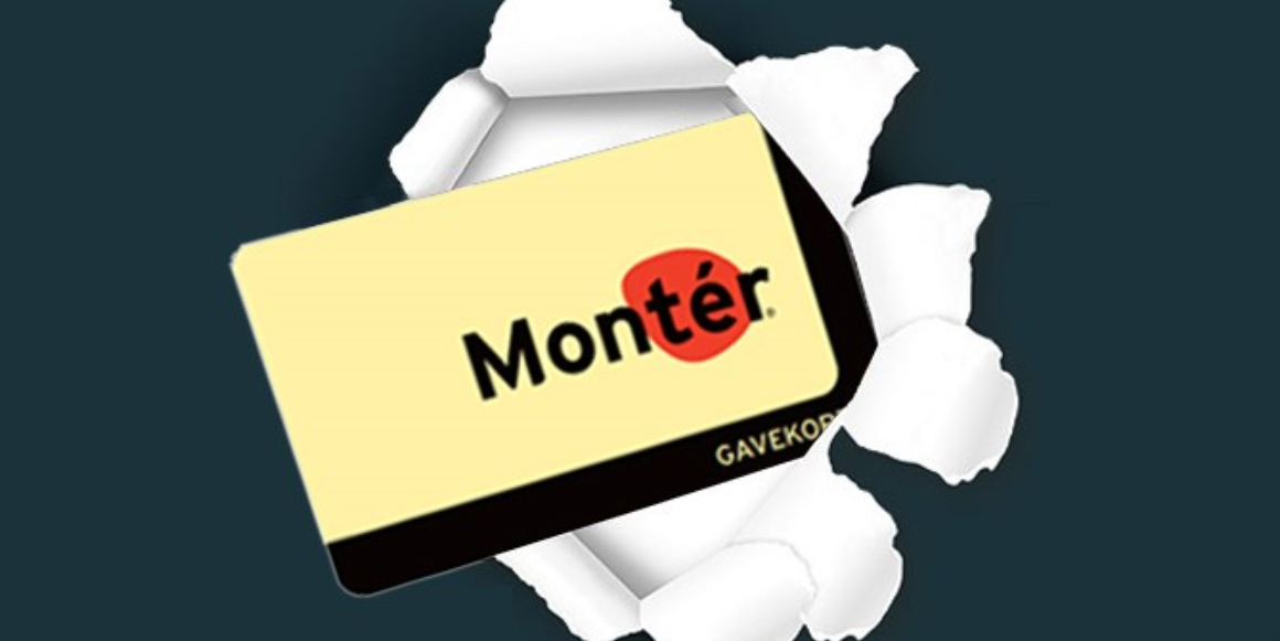 Kjøp et gavekort fra Montér i gave til hobbysnekkeren.