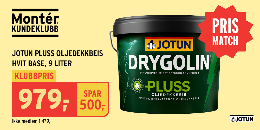 Drygolin pluss til knallpris!