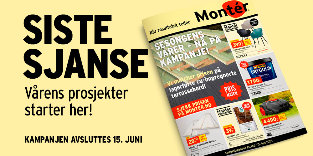 Siste uken med kampanje på sommerens favoritter - gjør et kupp nå!