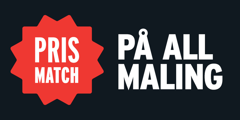 Vi matcher prisen på all beis og maling. Les mer her!