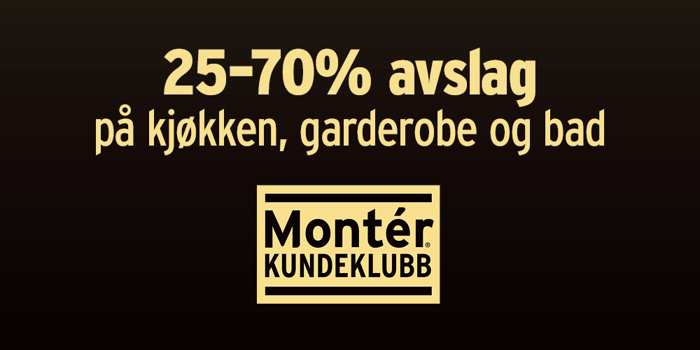 Drømmer du om et kjøkken som både imponerer og inspirerer? Som kundeklubbmedlem får du nå -25 % på kvalitetskjøkken fra danske AUBO. I tillegg har vi flere gode tilbud på garderobe. Vi har dessuten hele 70% avslag på garderobeinnredning fra PELLY.