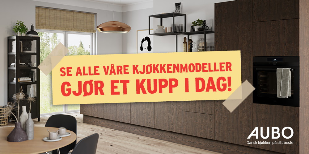 Se alle våre kjøkkenmodeller og gjør et kupp i dag!