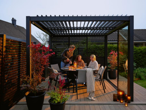 Terrasse med pergola Terrasse med pergola