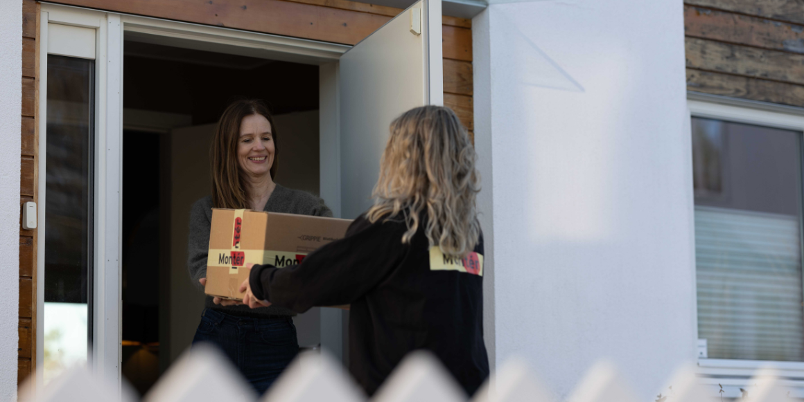 Vi i Montér tilbyr hjemlevering av trelast og byggevarer.